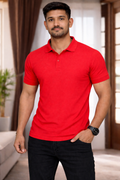 Red Premium polo T-Shirt – RAMB Signatures