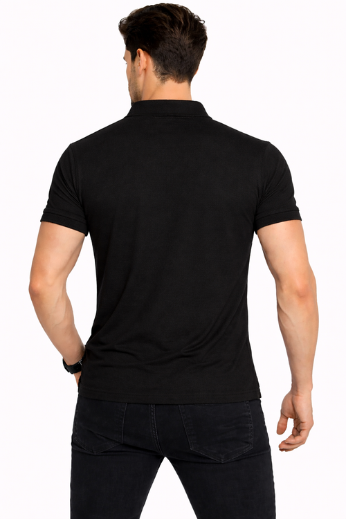 Black Premium Cotton T-Shirt – RAMB Signatures