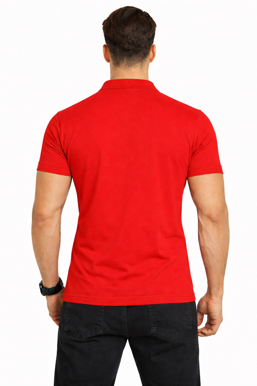 Red Premium polo T-Shirt – RAMB Signatures