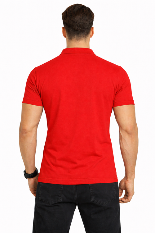 Red Premium polo T-Shirt – RAMB Signatures
